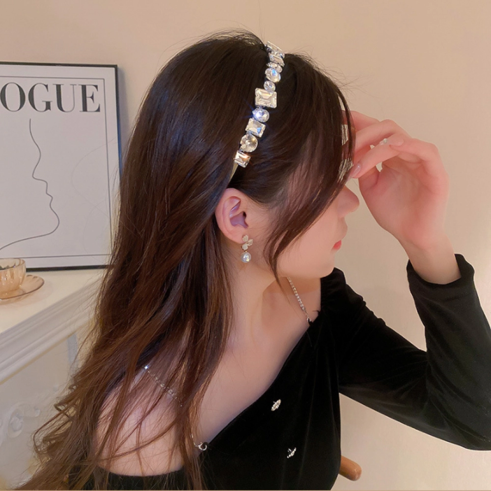 Pearl Flower Double Layer Headband Small Fresh Sweet Cool Hairpin