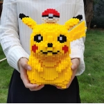 Pikachu Diamond Micro Building Blocks Games Model Mini Bricks Figures